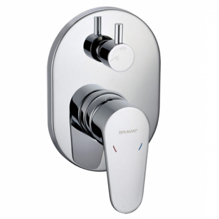 Смеситель для ванны и душа Bravat Eler FB848238CP-2-RUS фото