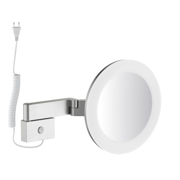 Зеркало с подсветкой и 5 кратным увеличением Timo Petruma 15276/13 Никель фото