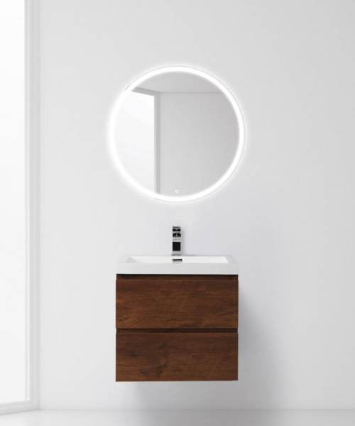 Тумба под раковину BelBagno Luce LUCE-600-2C-SO-PL Polissandro фото
