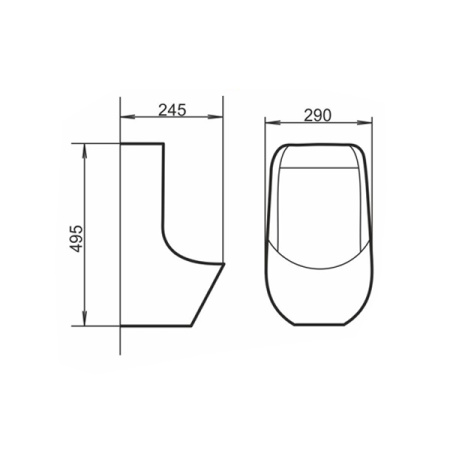Писсуар детский Comforty 591W 00-00006429 фото