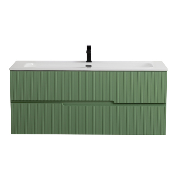 Тумба под раковину Cezares Duet 120 DUET-N-1200-2C-SO-PS-P 120 см, фисташковый софт фото