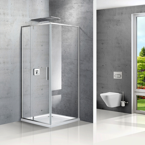 Душевой уголок Vincea Slim VPR-2SL9012CL-L 120x90 фото