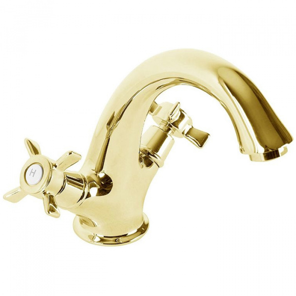 Смеситель для раковины двухвентильный Cezares Lord LORD-LS1-03 золото фото
