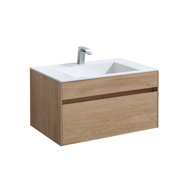 Тумба под раковину Vincea Chiara VMC-2C800NO N.Oak 80 см фото