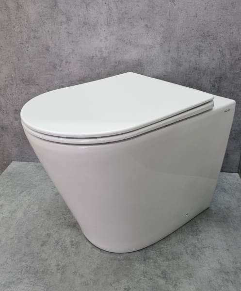 Унитаз приставной CeramaLux NS-3178 с сиденьем soft close фото