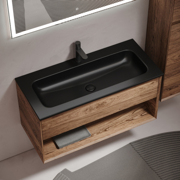 Тумба под раковину Sancos Marmi 1.0 MR1.0100ECH дуб чарльстон фото