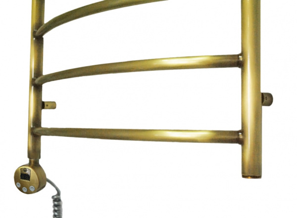 Полотенцесушитель электрический Domoterm Калипсо П7 (500х700) (бронза) левый фото