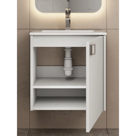 Тумба под раковину Uperwood Aurora TAurora50wm белая матовая фото