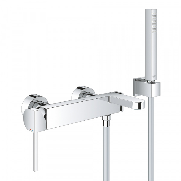 Смеситель для ванны с душем с душевым гарнитуром Grohe Plus 33547003 фото