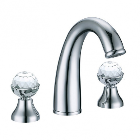 Смеситель для раковины двухвентильный Boheme Brillante 357 фото