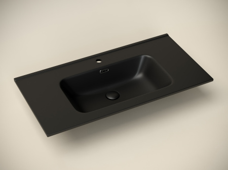 Раковина Ceramica Nova Element CN7002MB 91x46 черная матовая фото