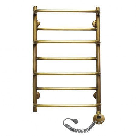 Полотенцесушитель электрический Domoterm Орфей П7 (500х700) (бронза) правый фото