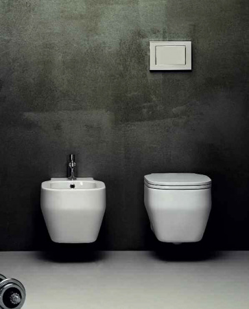 Унитаз подвесной Azzurra Glaze GLZ100/SOSK bi фото