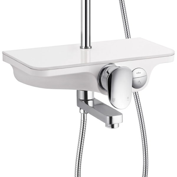 Душевая система (стойка) WeltWasser WW DP 1020 WT белая фото