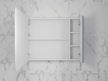 Зеркальный шкаф Style Line Стокгольм 80 ЛС-00002325 графит софт фото