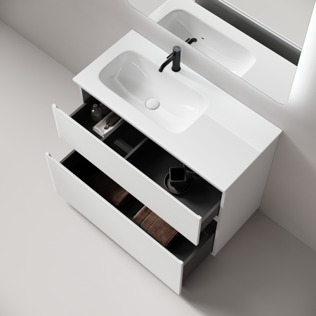 Тумба под раковину Sancos Folk Floor FL100FLW белая фото