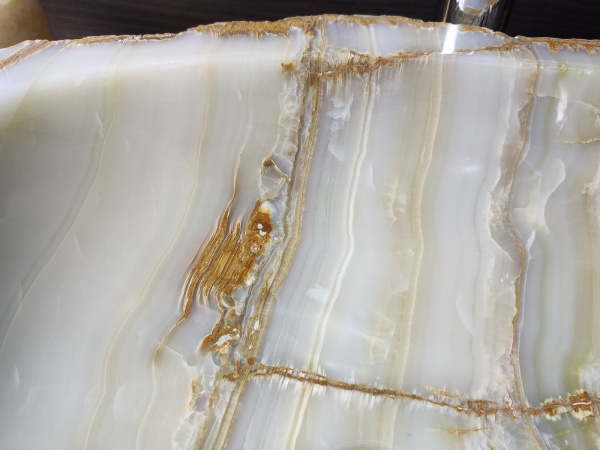 Накладная раковина из оникса Indo Erozy Green XL EO-00058 фото