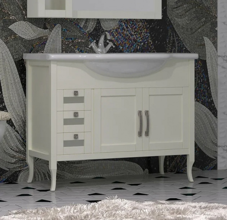 Тумба под раковину Opadiris Opadiris Мираж 100 00-00000055 слоновая кость фото