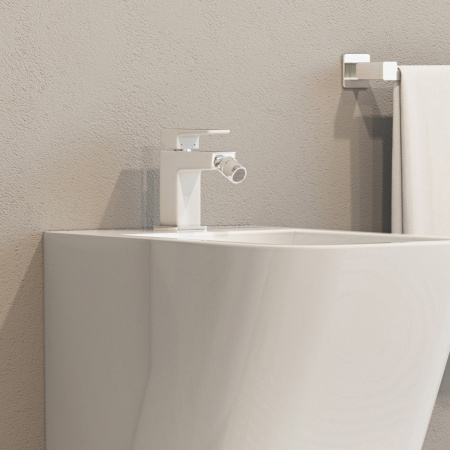 Cмеситель для биде Omnires Parma PM7420CRB белый/хром фото