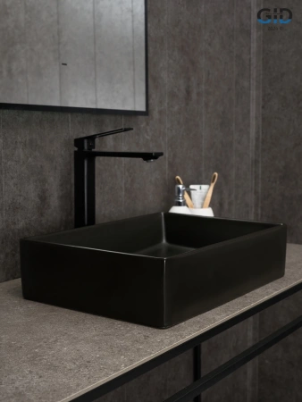 Накладная раковина GID Bm1204 53360 45x32 черная матовая фото