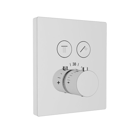 Смеситель для ванны и душа с термостатом Kaiser Sano 08377 хром фото