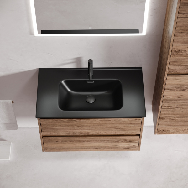 Тумба под раковину Sancos Libra LB80ECH дуб чарльстон фото