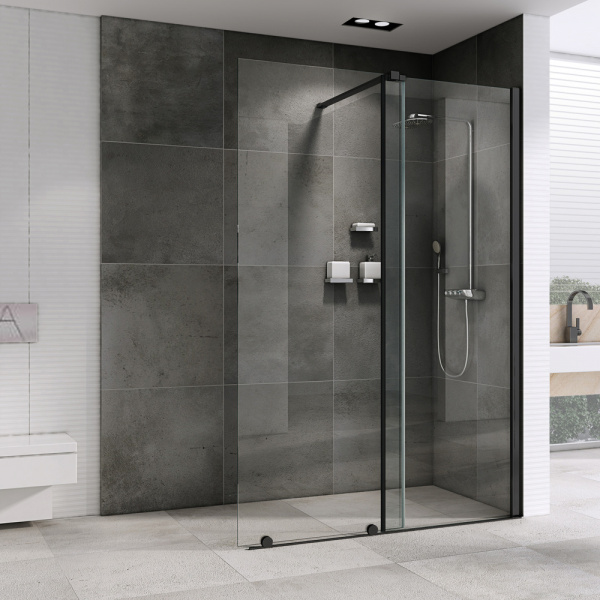 Душевая перегородка ABBER Komfort AG09120B 120 см фото