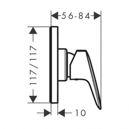 Комплект гигиеничесский душ со смесителем Hansgrohe Logis E SetLogisG фото