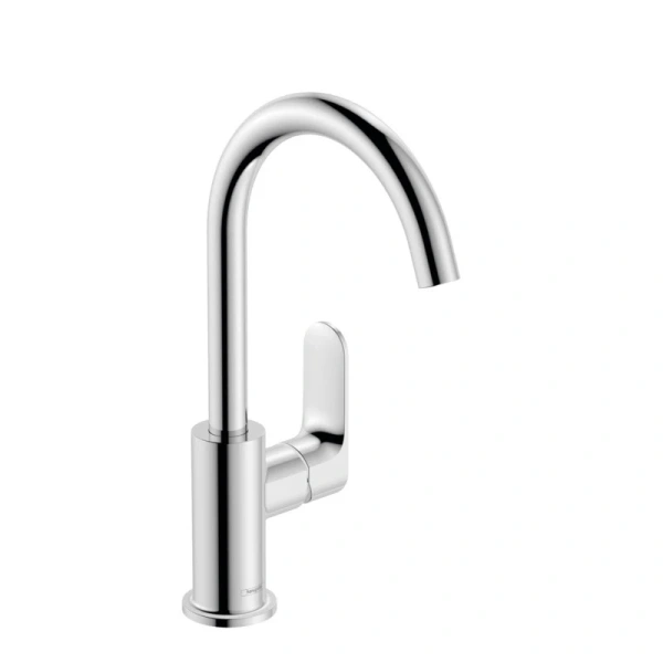 Высокий смеситель для раковины с донным клапаном Hansgrohe Rebris S 72536000 хром фото