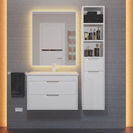 Тумба под раковину Uperwood Modul 65 2930205250 белая фото