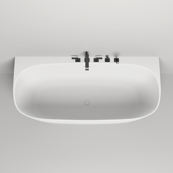 Ванна из литьевого мрамора Salini Sofia Wall 102512G 170x80 белый глянец фото