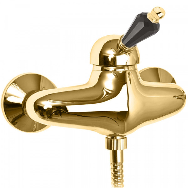 Смеситель для душа Cezares Vintage VINTAGE-DM-03-Sw-N золото/swarovski Nero фото