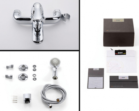 Смеситель для ванны с душем D&K Ambrosius Rhein DA1343201 фото
