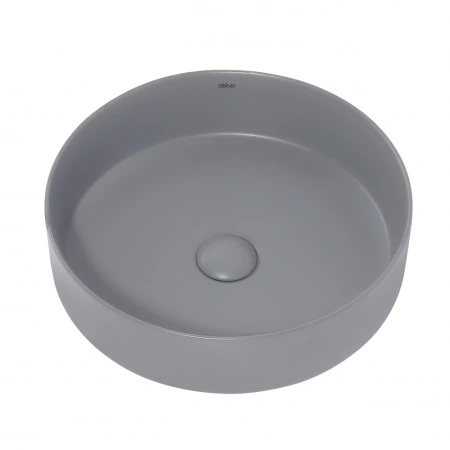 Накладная раковина Abber Bequem AC2109MG 40x40 серая матовая фото
