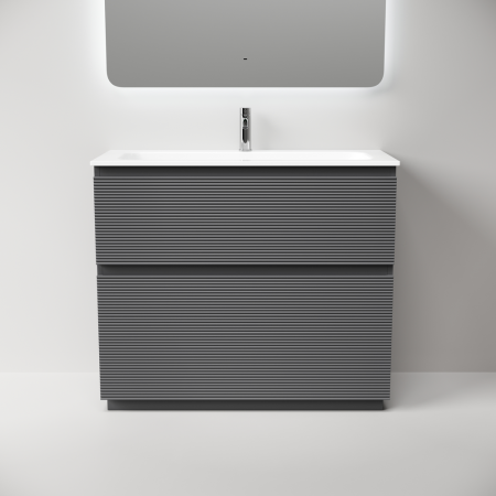 Тумба под раковину Sancos Folk Floor FL100FGS Grey soft фото