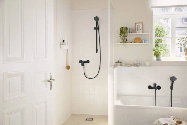 Смеситель для душа Hansgrohe Rebris S 72640670 черный матовый фото