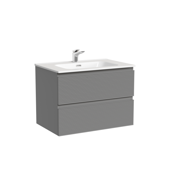 Тумба под раковину Sancos Folk FL70ES Ergraut soft фото