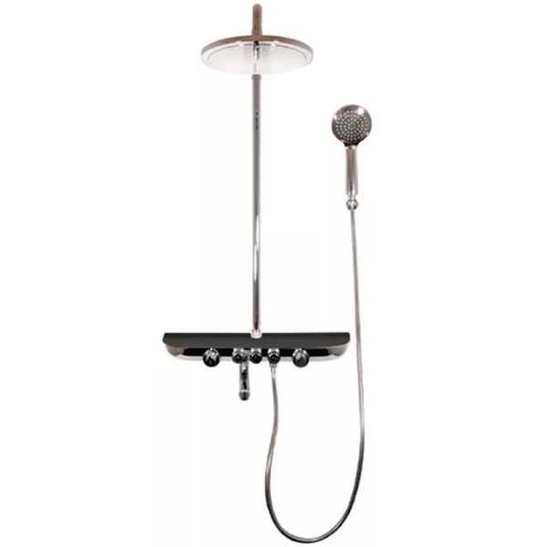 Душевая система Rav Slezak Murray MU253.5/4KC Хром Черный фото