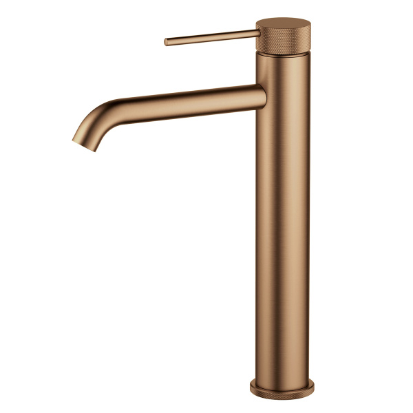 Высокий смеситель для раковины Timo Saona 2411/19F Розовое золото фото