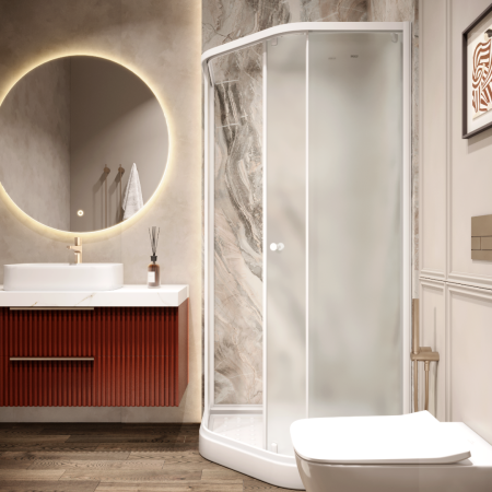 Душевой уголок Parly ZEP911FR 90x90 фото