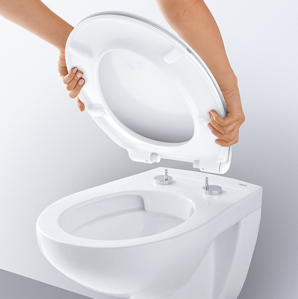 Сиденье для унитаза Grohe Bau Ceramic 39493000 soft close фото