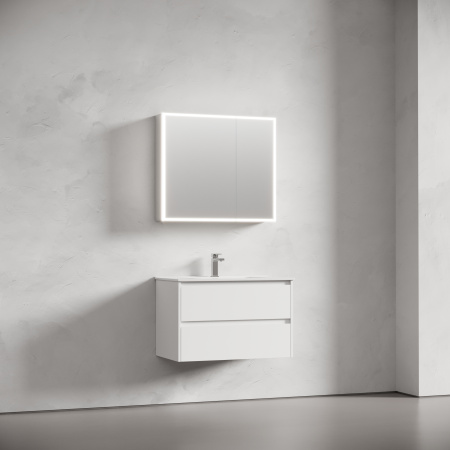 Зеркало-шкаф с подсветкой Sancos Evoke SC8080 80x70 фото