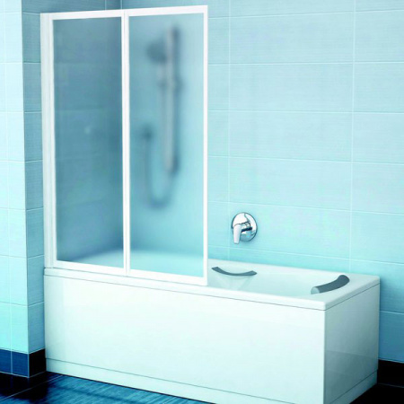 Шторка для ванны складная Ravak Supernova VS2 105 796M0100ZG белый/grape фото