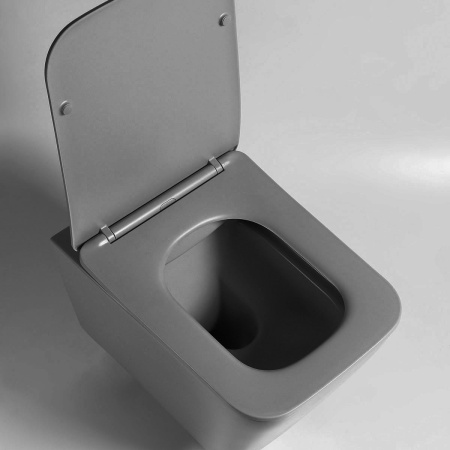 Подвесной унитаз безободковый Vincea Q-Line VT1-12MA с сиденьем фото