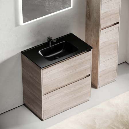 Тумба под раковину Sancos Libra Floor LB80FEG дуб галифакс натуральный фото