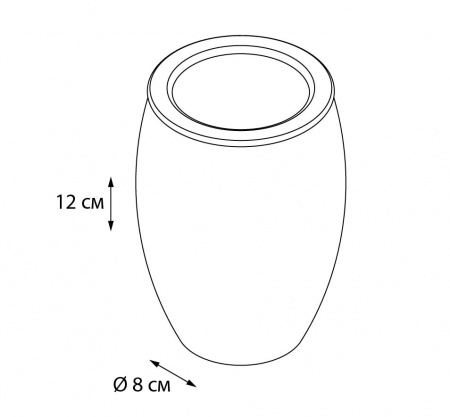Стакан для зубных щеток Fixsen Deco FX-280-3 фото