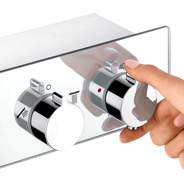 Смеситель для ванны с душем Hansgrohe ShowerTablet 13109000 хром фото