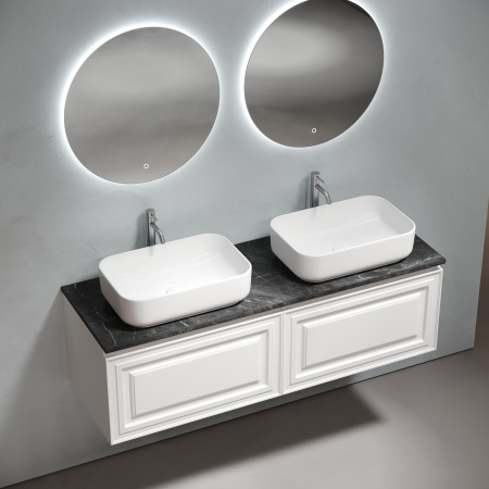 Столешница с отверстием под смеситель Sancos TT140A1X 140 см, black sky фото