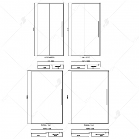 Душевая дверь RGW Stilvol SV-12 32321210-11 100 см фото