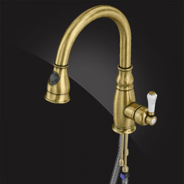 Смеситель для кухни Elghansa Kitchen 5652686-Bronze фото